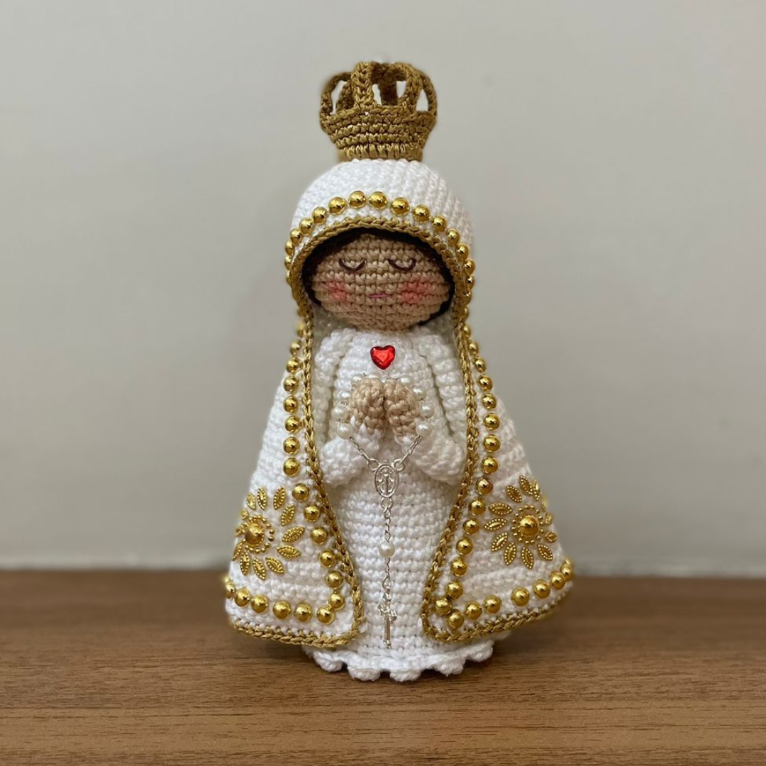 Nossa Senhora de Ftima em crochet 