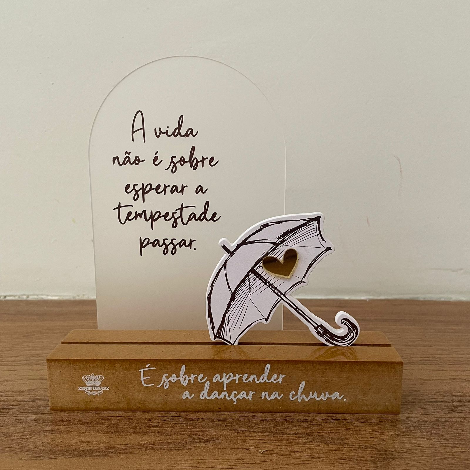 Enfeite de mesa a vida n�o �