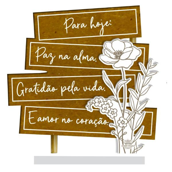 Enfeite de Mesa Para hoje