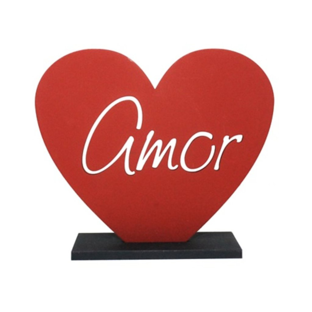 Enfeite de Mesa Corao amor