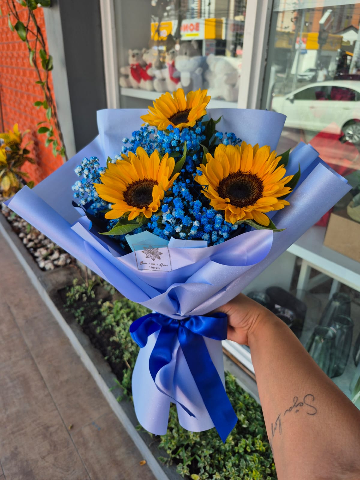 Ramalhete com girass�is