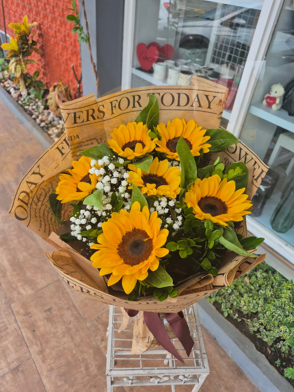 Ramalhete com 6 girass�is